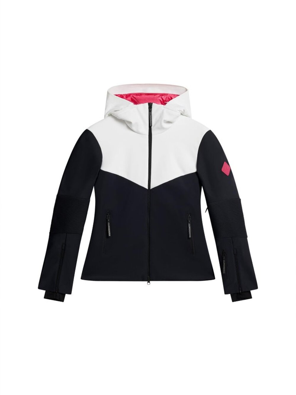 J.Lindeberg Stanford Hybrid Jacket – White, Size S - Picture 2 of 13